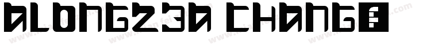 Along23a chang字体转换